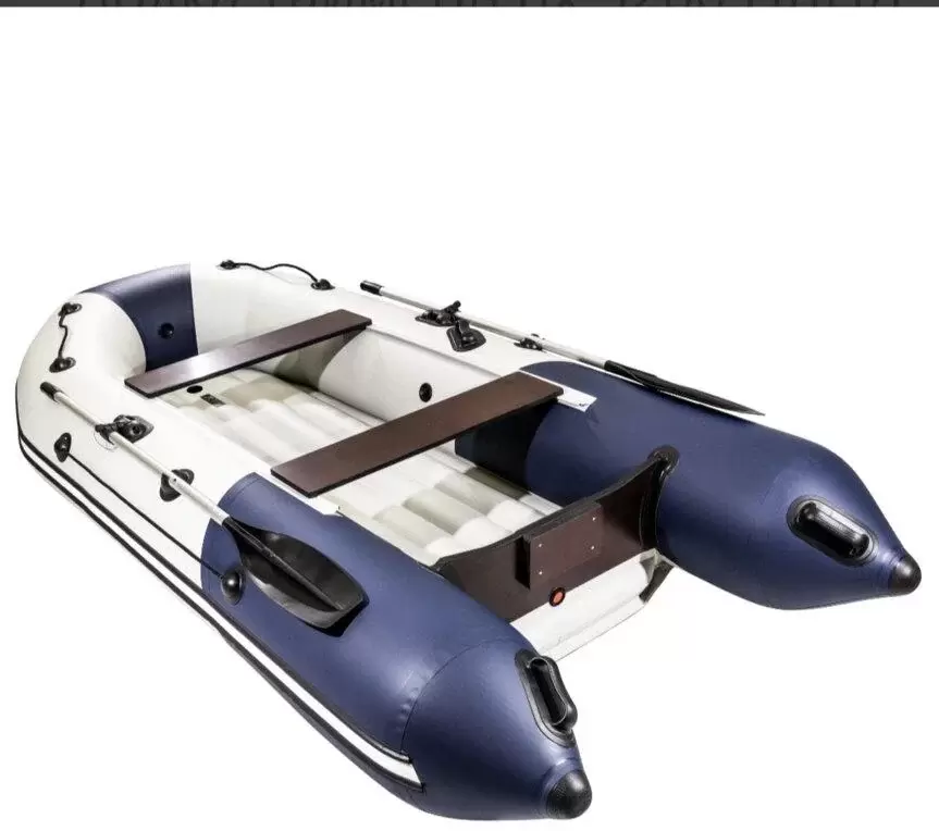 Моторно-гребная лодка Таймень NX 3600 НДНД PRO (светло-серый/синий) фото 5