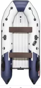 Моторно-гребная лодка Таймень NX 3600 НДНД PRO (светло-серый/синий) фото