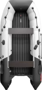 Моторно-гребная лодка Таймень RX 3700 НДНД (светло-серый/черный) фото
