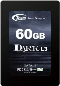 Жесткий диск SSD Team Dark L3 (T253L3060GMC101) 60Gb фото