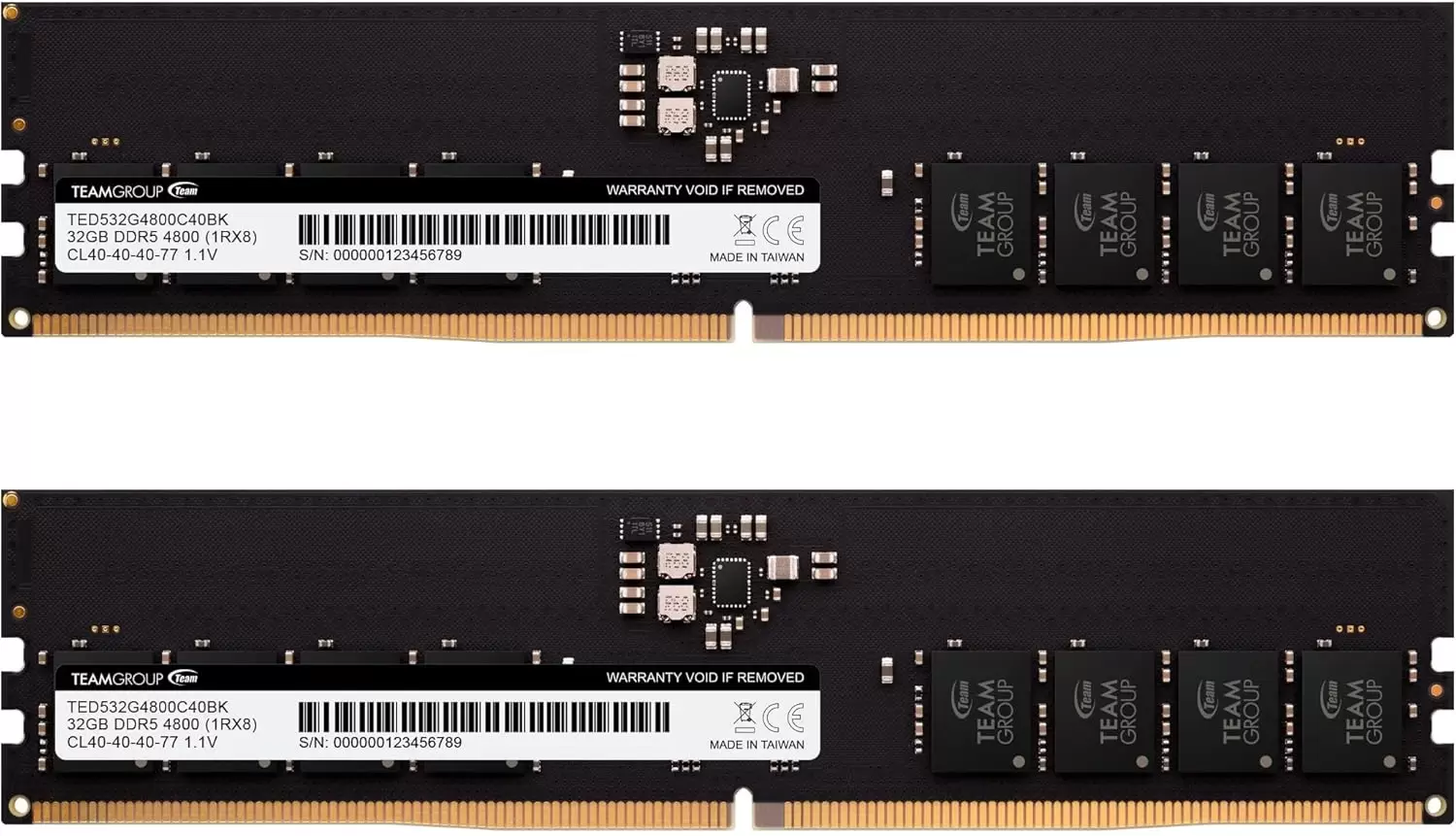Team Elite 16ГБ DDR5 5600 МГц TED516G5600DC4601