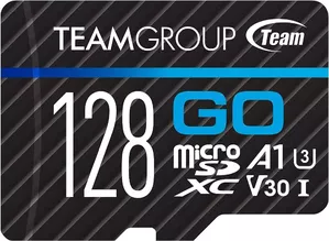 Карта памяти Team Group Go MicroSDXC 128GB TGUSDX128GU303 + адаптер фото
