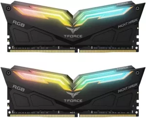 Комплект памяти Team Night Hawk RGB TF1D416G3600HC18EDC01 DDR4 PC4-28800 2x8Gb фото