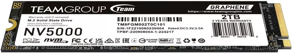 SSD Team NV5000 2TB TM8FGM002T0C101 фото