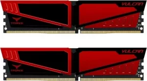 Комплект памяти Team Vulcan TLRED416G3200HC16CDC01 DDR4 PC4-25600 2x8Gb фото