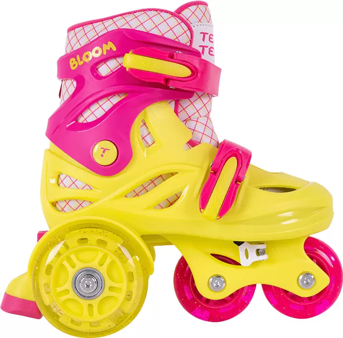 Роликовые коньки Team Bloom NN012479 (р-р 31-35, лайм) фото