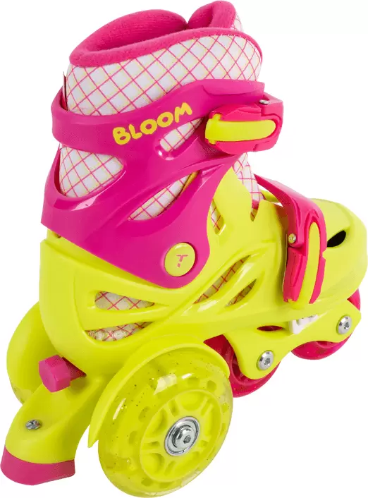 Роликовые коньки Team Bloom NN012479 (р-р 31-35, лайм) фото