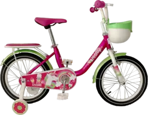 Детский велосипед Tech Team Melody 18 NN013864 (красный/зеленый) фото