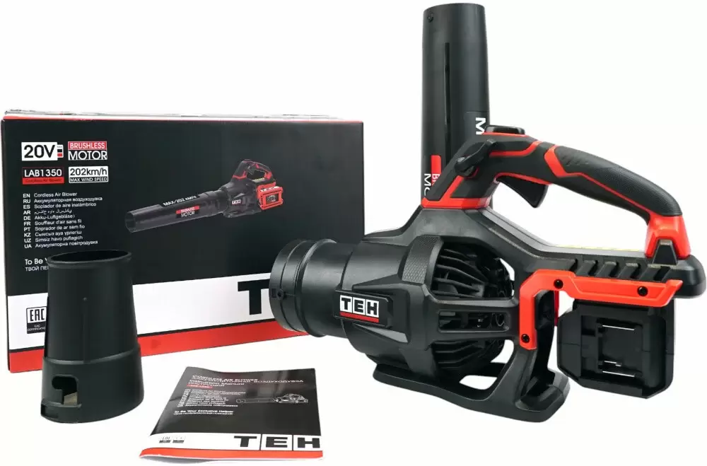 Воздуходувка TEH LAB1350 (без АКБ) фото