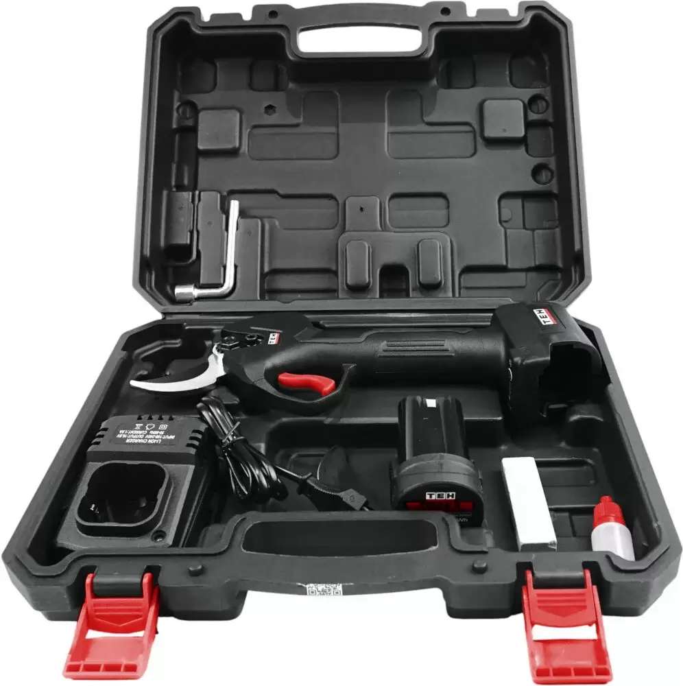 Секатор TEH TPS732-1B (с 1-им АКБ, кейс) фото