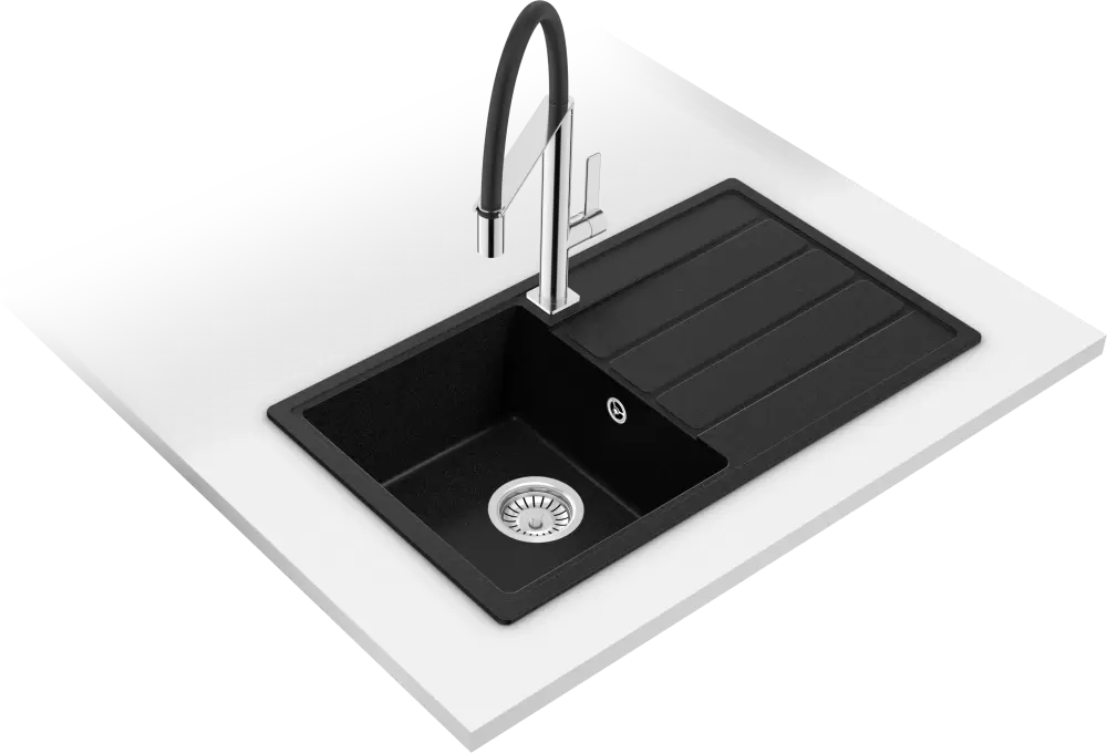 Кухонная мойка Teka Comfor 45 B-TQ (оникс) фото