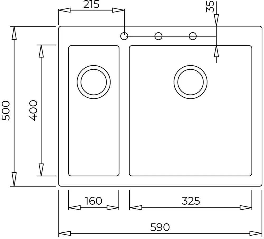 Кухонная мойка Teka ForSquare 2B 590 TG (арктик белый) фото