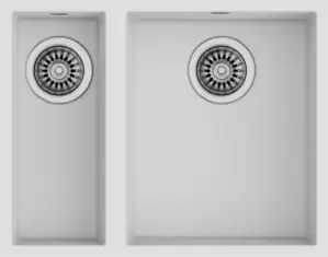 Кухонная мойка Teka Square 2B 560 TG (арктик белый) фото
