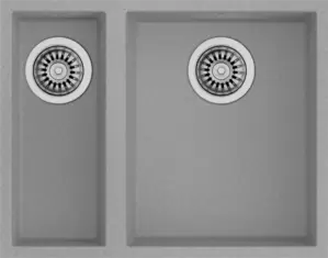 Кухонная мойка Teka Square 2B 560 TG (серый камень) фото