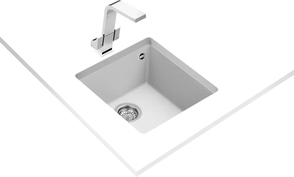 Кухонная мойка Teka Square 40.40 TG (арктический белый) фото