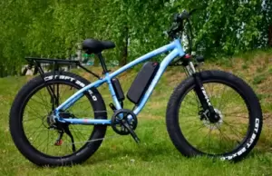 Электровелосипед Terax NEMAN XD01 (голубой) фото