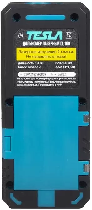 Лазерный дальномер Tesla DL100 фото
