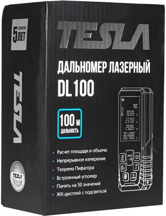 Лазерный дальномер Tesla DL100 фото