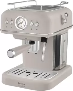 Рожковая кофеварка Tesler ECM-245 sand grey фото