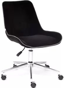 Офисное кресло TetChair Style (флок, черный) фото