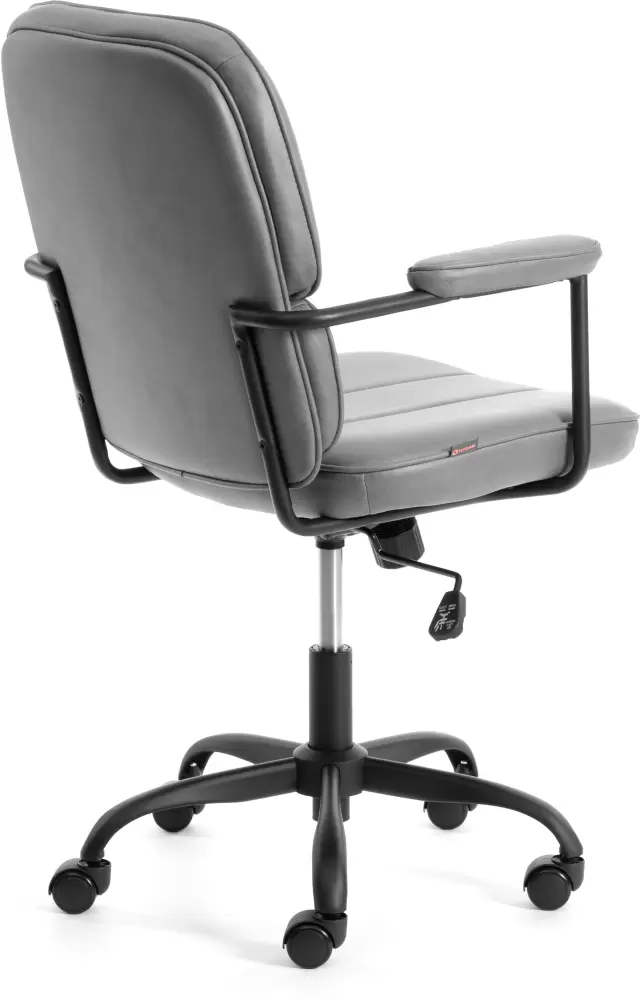 Кресло офисное Tetchair Alpha (иск. замша, серый) фото