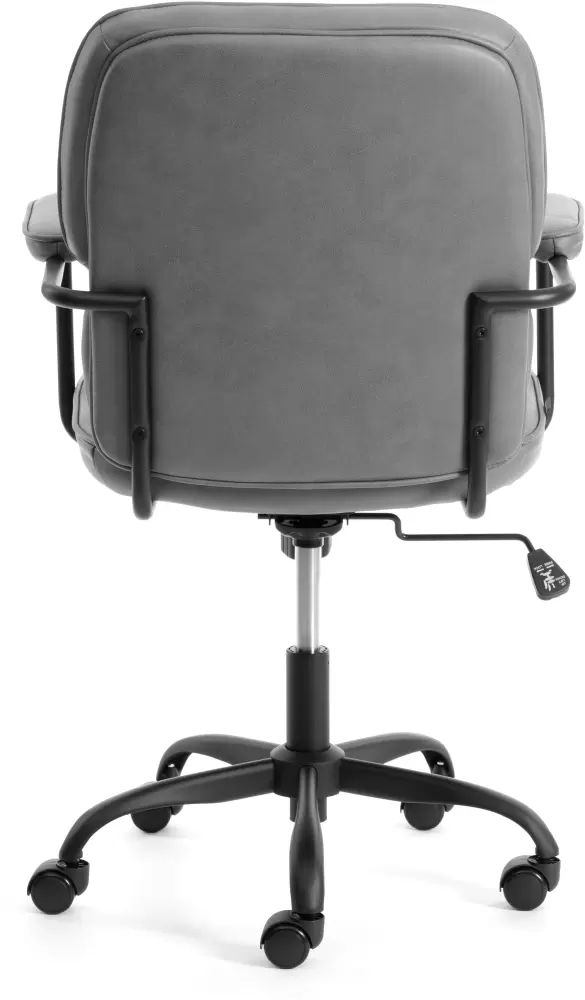 Кресло офисное Tetchair Alpha (иск. замша, серый) фото