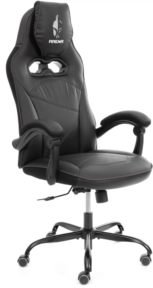 Tetchair Arena metalBL (кож/зам, черный/черный карбон, 36-6/карбон черный)