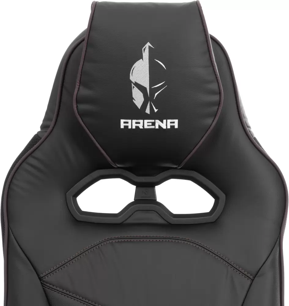 Игровое кресло TetChair Arena metalBL (кож/зам, черный/черный карбон, 36-6/карбон черный) фото