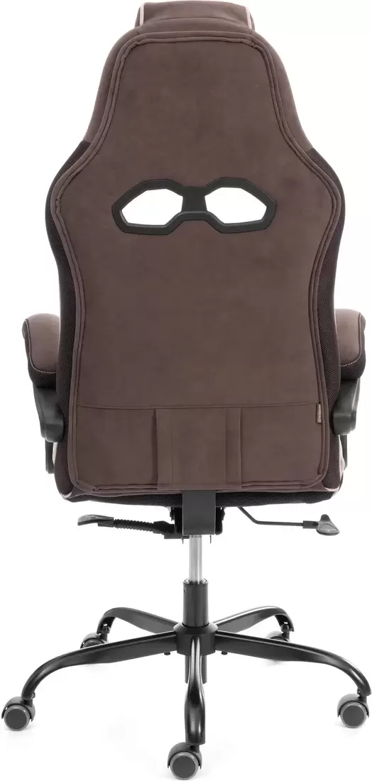 Игровое кресло TetChair Arena metalBL (велюр, коричневый/бежевый, 6/7) фото