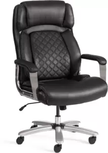Кресло офисное Tetchair Atlant (рецикл. кожа/иск. кожа, черный) фото