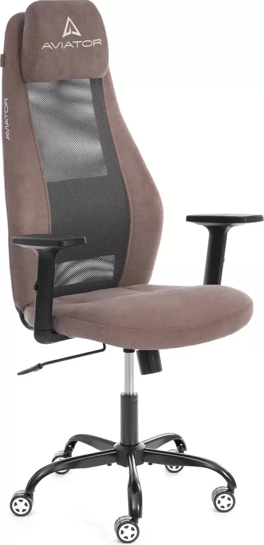 Tetchair Aviator PLT metalBL (ткань, светло-коричневый/серый)