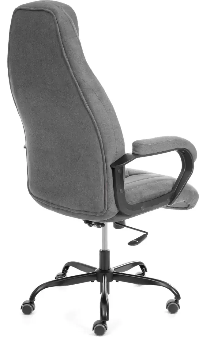Офисное кресло TetChair Boss metalBL (ткань, серый) фото