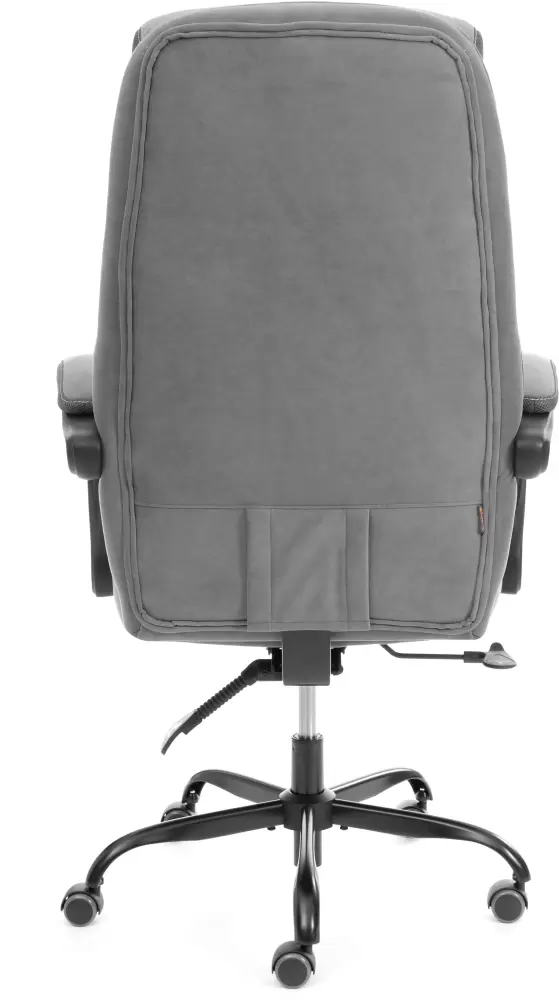 Кресло офисное Tetchair Cambridge metalBL (велюр/ткань серый) фото