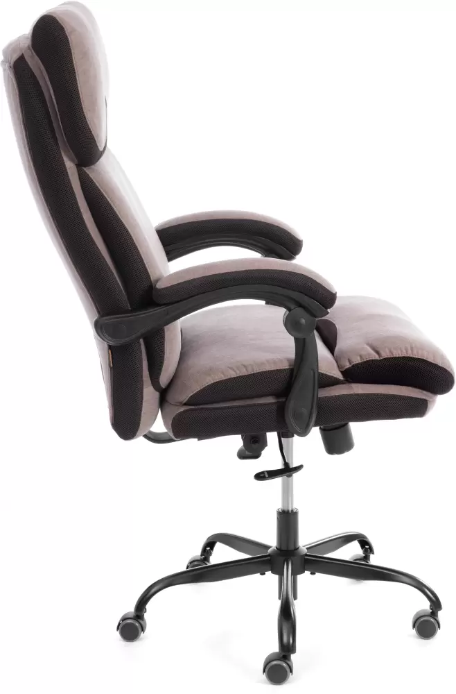 Кресло офисное Tetchair Chief metalBL (ткань, светло-коричневый, KUB 03/TW-24) фото
