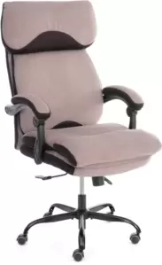 Кресло офисное Tetchair Chief metalBL (ткань, светло-коричневый, KUB 03/TW-24)