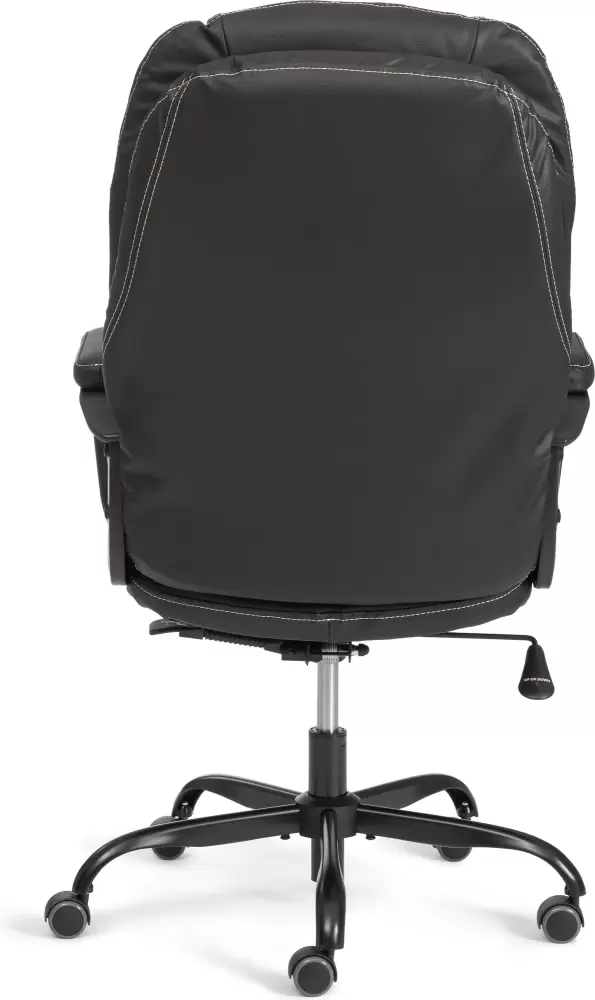 Офисное кресло TetChair Comfort Lux (22) metalBL (кожзам, черный, 36-6) фото
