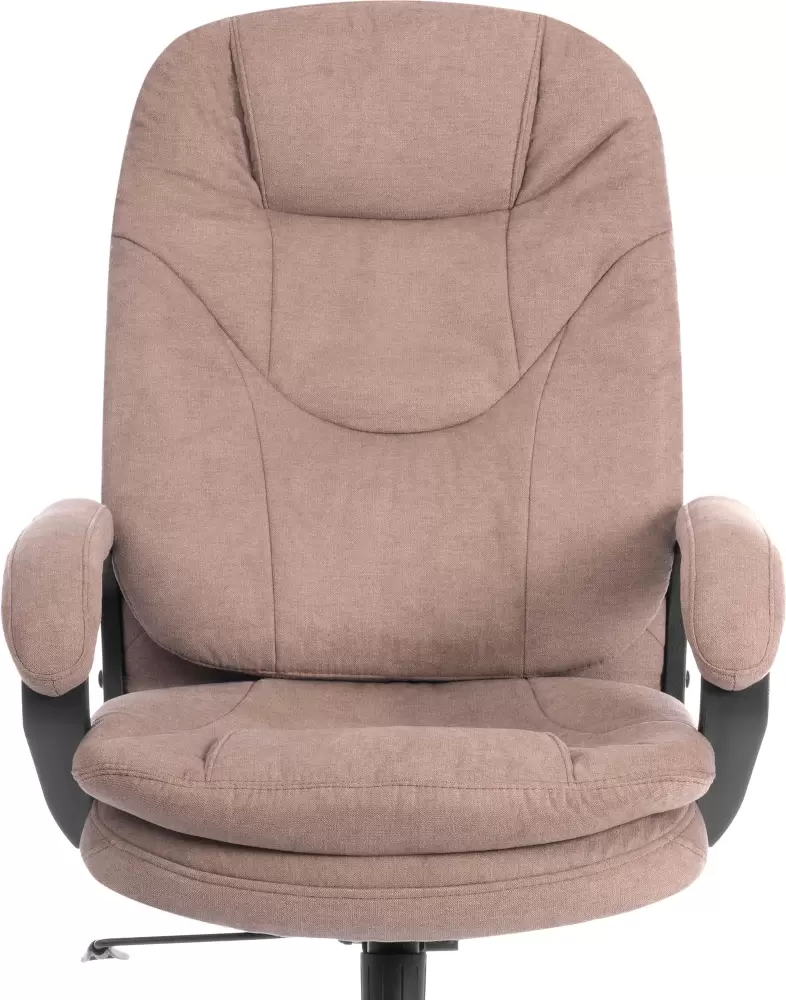 Офисное кресло TetChair Comfort Lux (22) metalBL (ткань, светло-коричневый, KUB 03) фото