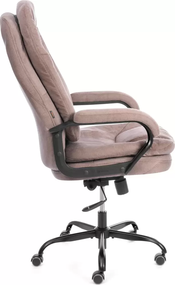 Офисное кресло TetChair Comfort Lux (22) metalBL (ткань, светло-коричневый, KUB 03) фото
