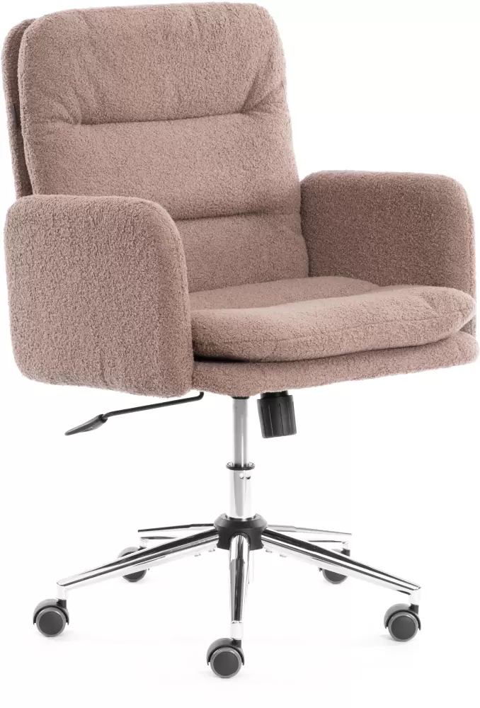 Tetchair Dover (хром/букле/коричневый)