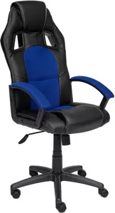 Кресло TetChair Driver (черный/синий) фото