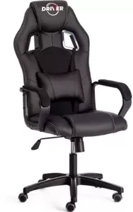 Tetchair Driver (искусственная кожа/ткань, черный/черный)