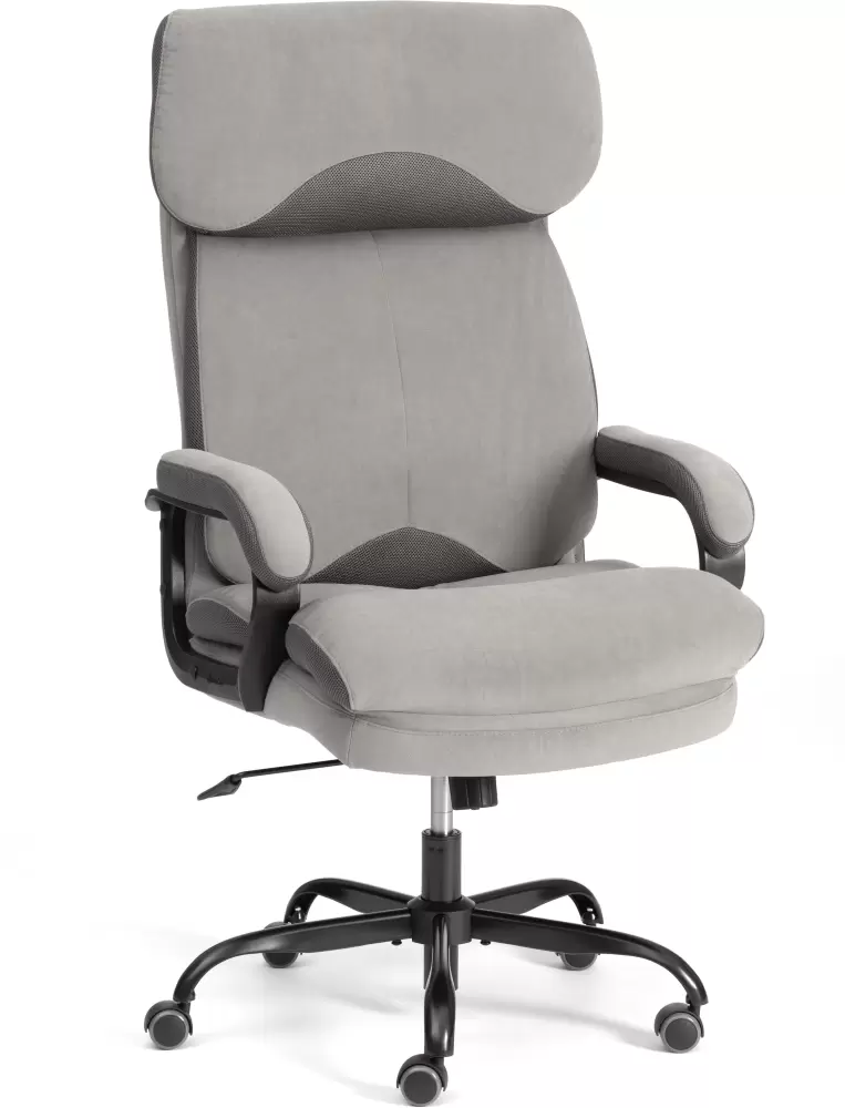 Tetchair Duke metal BL (велюр, серый)