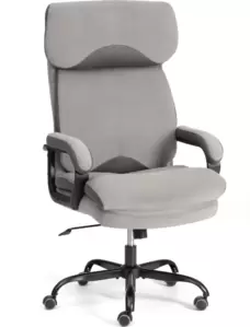 Tetchair Duke metal BL (велюр, серый)