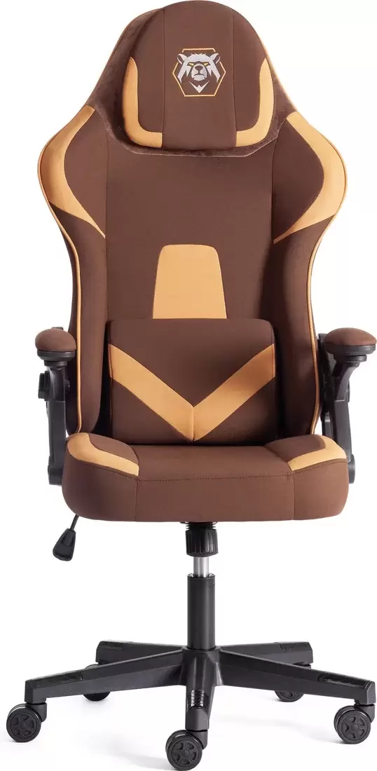 Игровое кресло TetChair iBear (ткань, коричнево-бежевый) фото