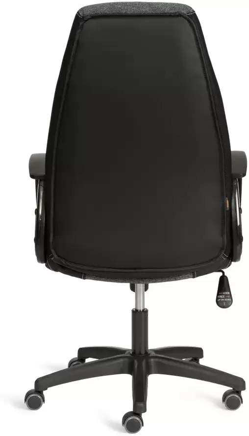 Офисное кресло TetChair Inter (24 кожзам/ткань, черный/серый) фото