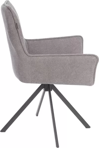 Офисный стул Tetchair Мурано (хром, велюр/букле (HYP), бежевый) фото