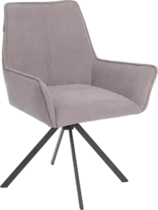 Офисный стул Tetchair Мурано (хром, велюр/букле (HYP), бежевый) фото