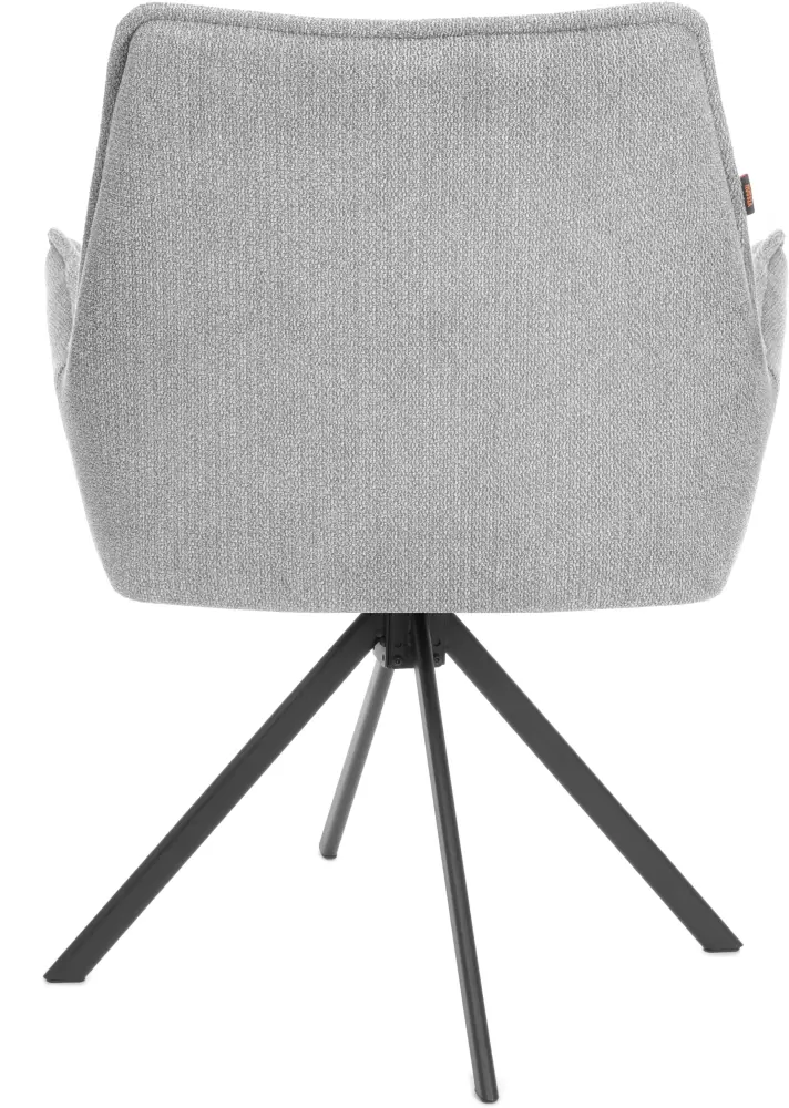 Офисный стул Tetchair Мурано (хром, велюр/букле (HYP), светло-серый) фото