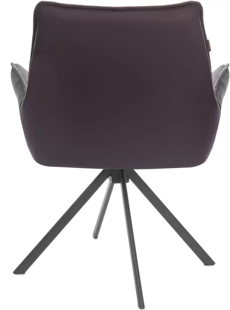 Офисный стул Tetchair Мурано опора 360 (велюр/букле (HYP), экокожа, бежевый/коричневый) фото