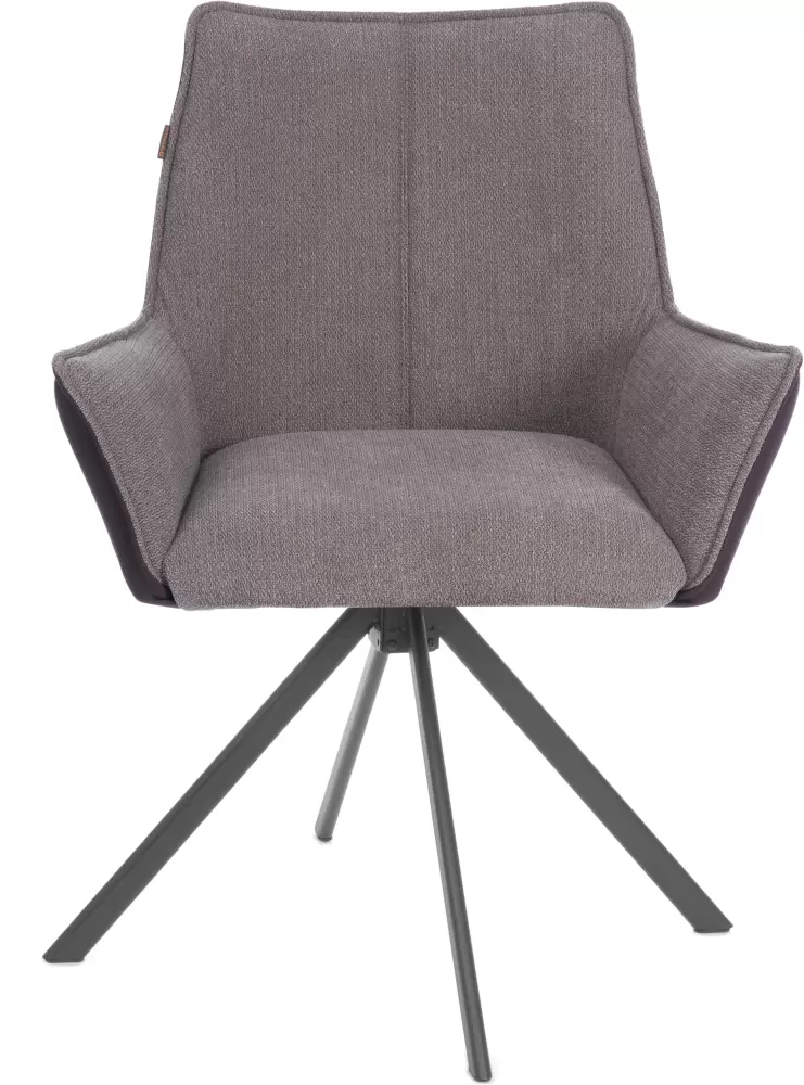 Офисный стул Tetchair Мурано опора 360 (велюр/букле (HYP), экокожа, бежевый/коричневый) фото